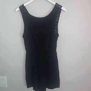 Black lace romper!